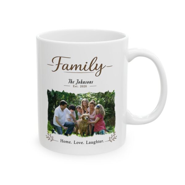 Family Est. Photo Mug – Personalized Family Name & Photo Gift