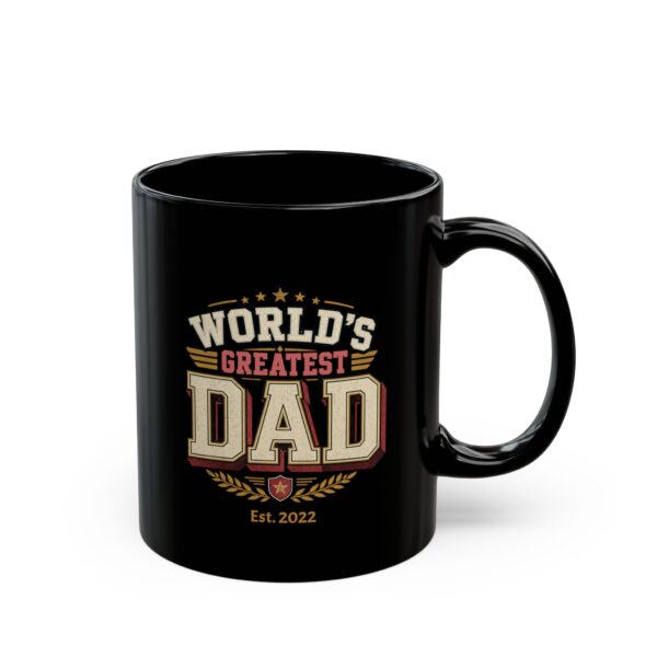 World’s Greatest Dad Mug (Black)
