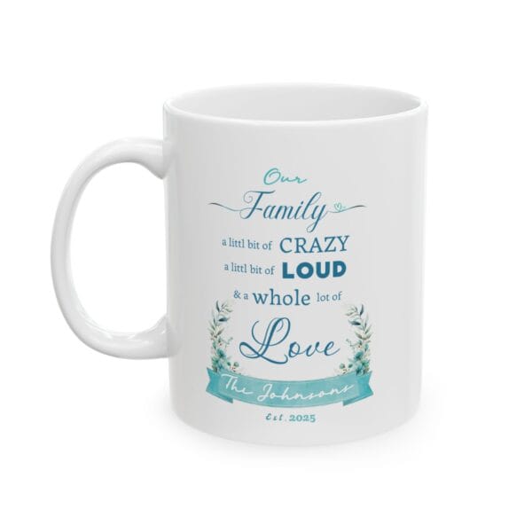 Our Family Mug – Personalized Family Name Gift