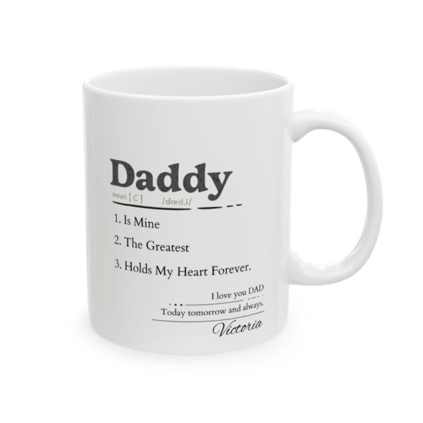 Daddy Definition Mug – Personalized Name Gift for Daddy