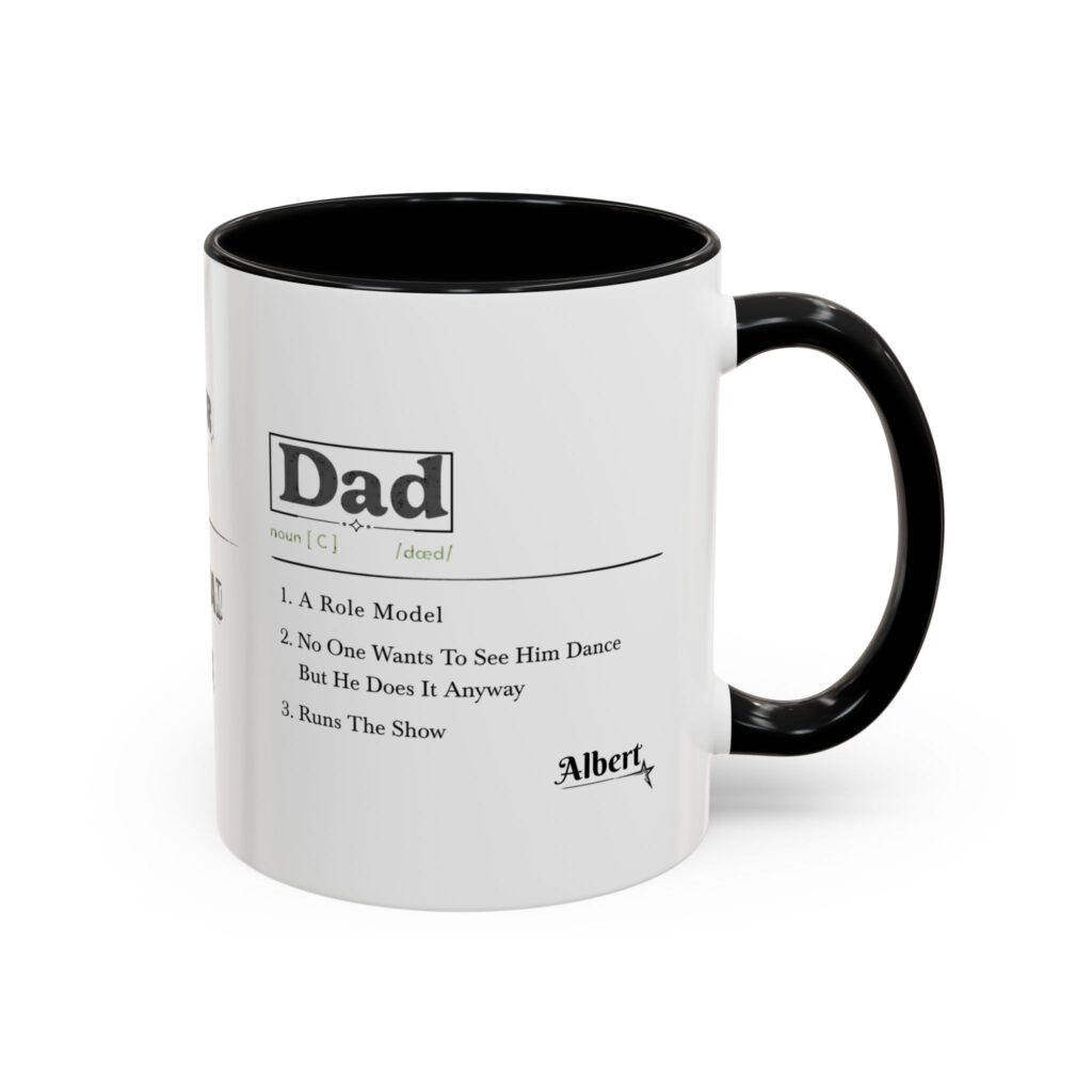 Dad Definition Accent Mug – Funny Personalized Name Gift