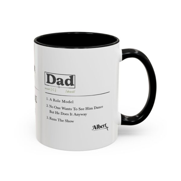 Dad Definition Accent Mug – Funny Personalized Name Gift