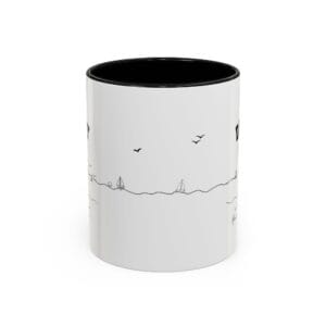 Daddy and Daughter Photo Accent Mug – Personalized Photo Gift for Dad, 8 Colors