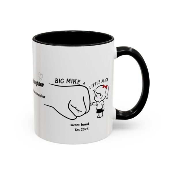 Daddy & Daughter Mug – Personalized Fist Bump Gift for Dad, 8 Colors