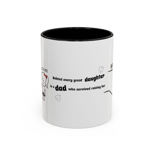Daddy & Daughter Mug – Personalized Fist Bump Gift for Dad, 8 Colors