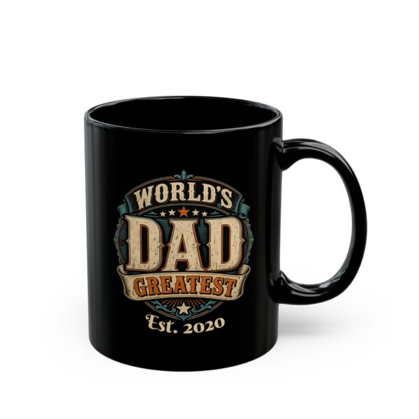 World's Greatest Dad Mug – Classic Black Coffee Mug