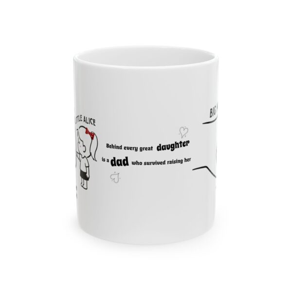 Daddy & Daughter Mug – Personalized Fist Bump Gift for Dad