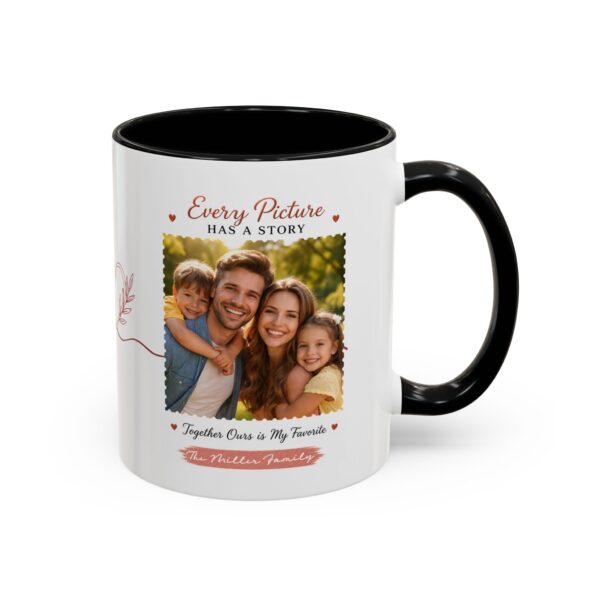 Every Picture Together Accent Mug – Personalized Family Photo Gift, 8 Colors