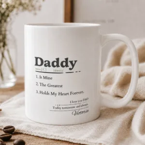 Daddy Definition Mug – Personalized Name Gift for Daddy