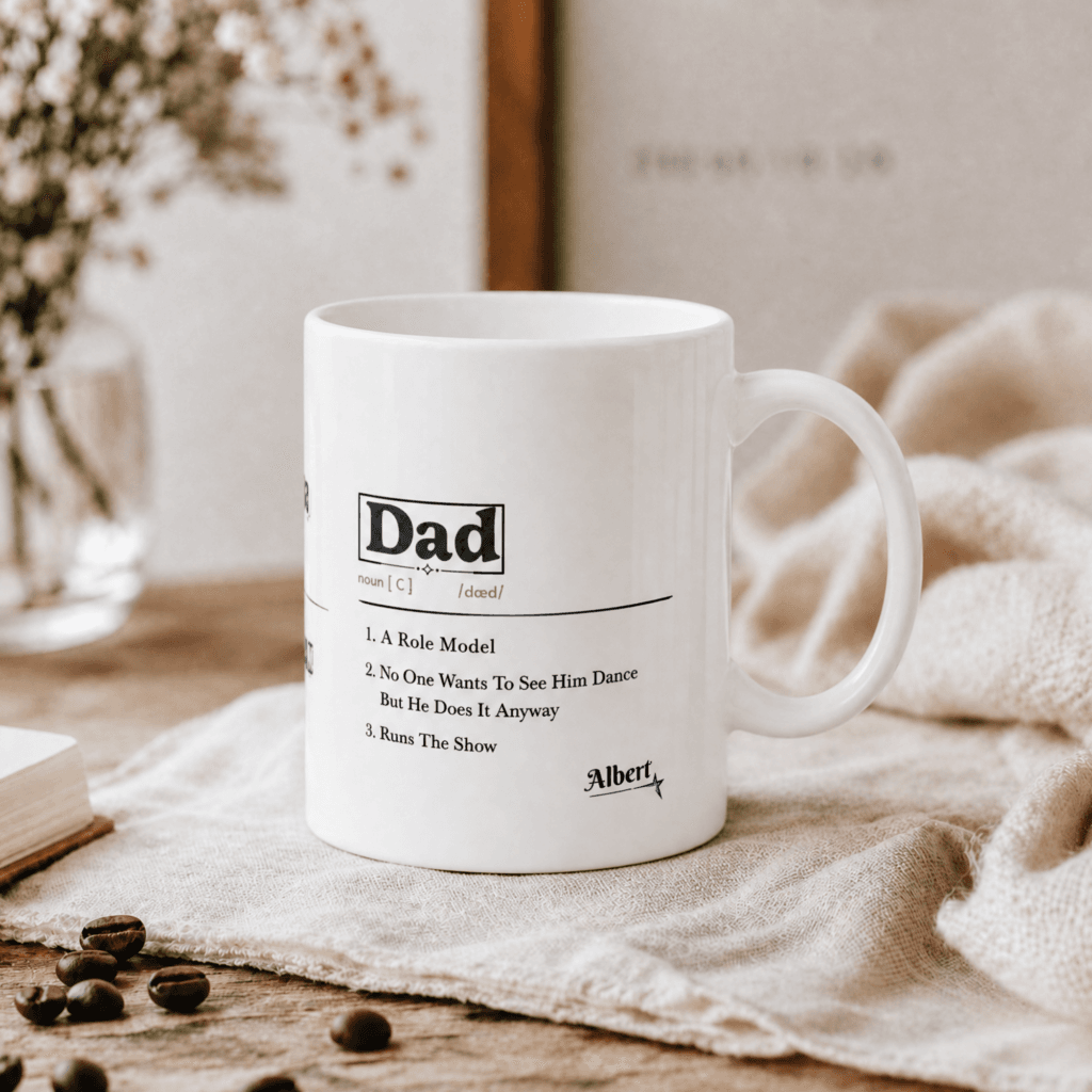 Dad Definition Mug – Funny Personalized Name Gift for Dad