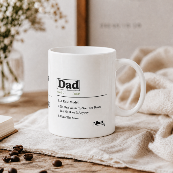 Dad Definition Mug – Funny Personalized Name Gift for Dad