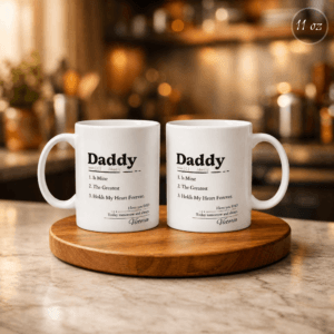 Daddy Definition Mug – Personalized Name Gift for Daddy