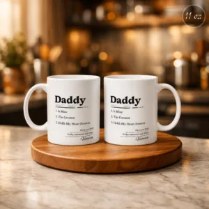 Daddy Definition Mug – Personalized Name Gift for Daddy