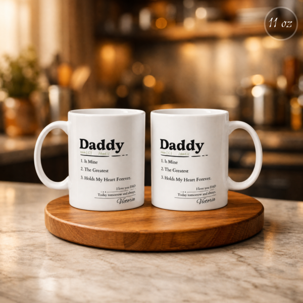Daddy Definition Mug – Personalized Name Gift for Daddy
