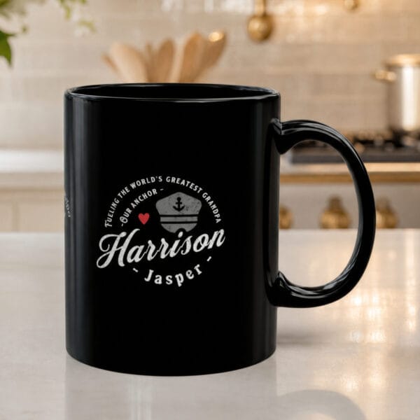 Fueling the World's Greatest Grandpa Mug – Personalized Names Gift