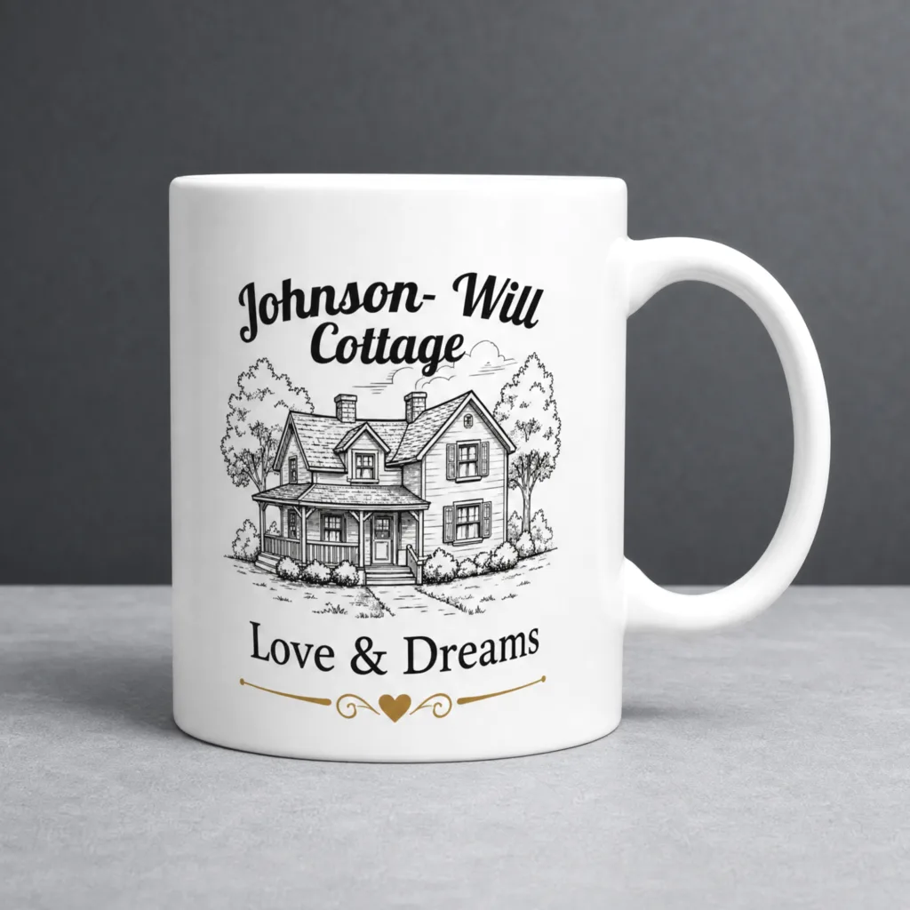 Personalized Cottage Name Mug – Custom Housewarming Gift for New Home