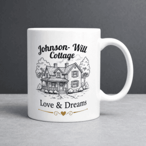 Personalized Cottage Name Mug – Custom Housewarming Gift for New Home