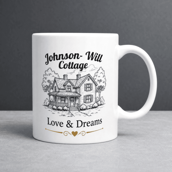 Personalized Cottage Name Mug – Custom Housewarming Gift for New Home