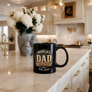 World's Greatest Dad Mug – Classic Black Coffee Mug