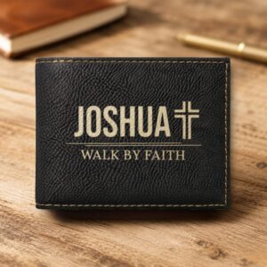 Personalized Bi-Fold Wallet – Gift for Him