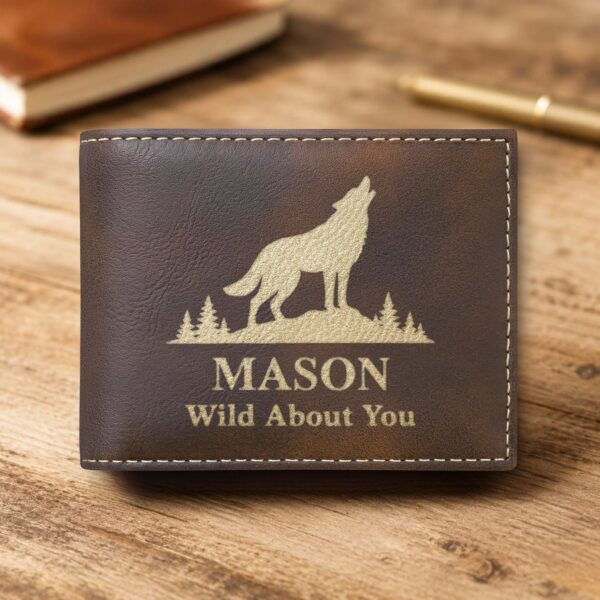 Personalized Bi-Fold Wallet – Gift for Boyfriend