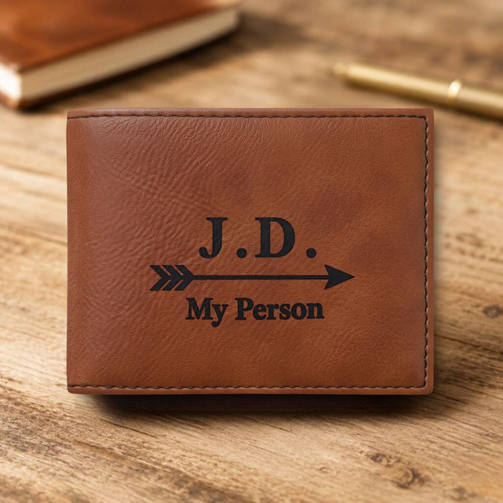Personalized Bi-Fold Wallet – My Person Gift for Him