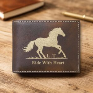 Personalized Bi-Fold Wallet – Adventure Gift for Him