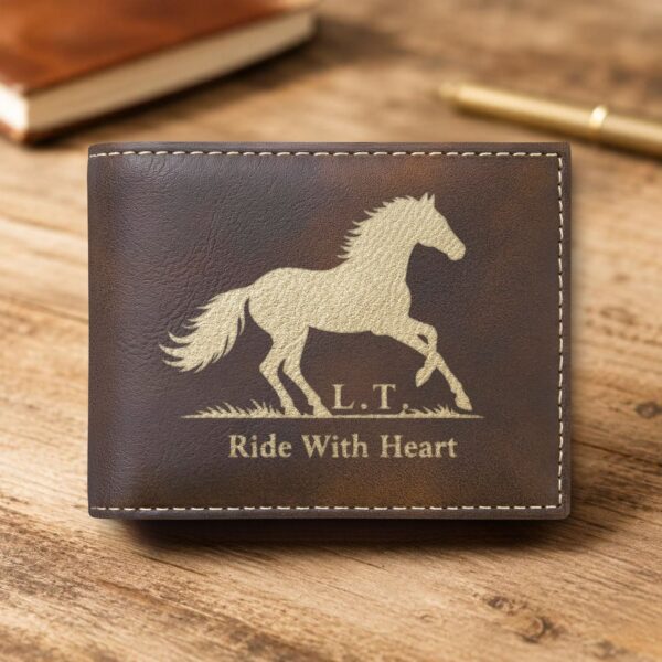 Personalized Bi-Fold Wallet – Adventure Gift for Him