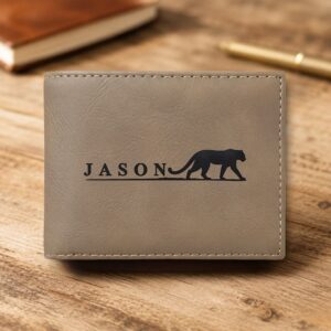 Personalized Bi-Fold Wallet – Wild Spirit Gift for Him