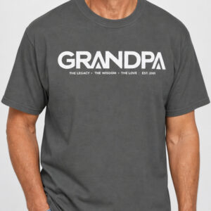 Personalized The Legacy. The Wisdom. The Love. Grandpa Heavyweight T-Shirt | Custom Est. Year Comfort Colors Tee