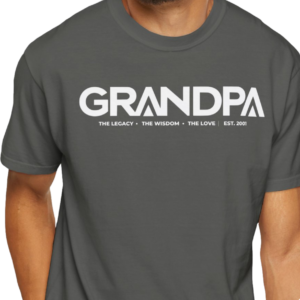 Personalized The Legacy. The Wisdom. The Love. Grandpa Heavyweight T-Shirt | Custom Est. Year Comfort Colors Tee