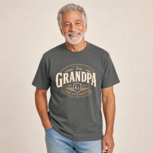 Personalized Legend. Guide. Hero. Grandpa Heavyweight T-Shirt | Custom Est. Year Comfort Colors Tee